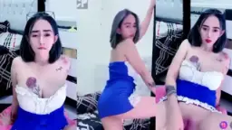 Montoknya Toket Bulat Cewek Tato Yang Bikin Goyang