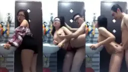 Ngeseks Sambil Berdiri Di Kamar Pacar Cewek Chindo