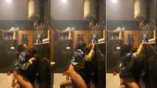 Gadis Panas Merekam Aksi Ngewe Di Kamar Mandi