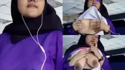 Jilbab Genit Pamer Di Kantor