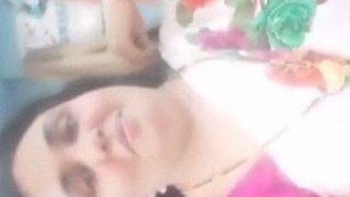 Tante India Buka Saree, Crot Di Depan Kamera
