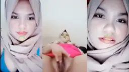 Tantri Si Jilbab Basah, Jari-jarinya Ngeres Di Dalam.