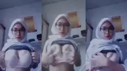 Skandal Jilbab Putih, Bikin Kelamin Basah Kering Dikocok Sambil Nahan.