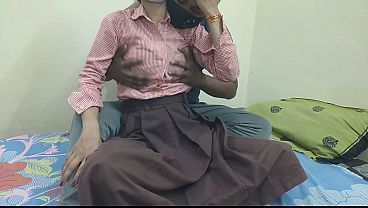 Cewek Kuliahan India Digebukin Kontol Pacar Di Kamar, Crot Di Dalem