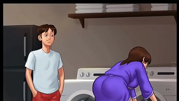 Malam Musim Panas Penuh Rahasia [v21.0.0] | Ibu Tiri Ngintip Diam-diam (18+) | Novel Visual Dewasa