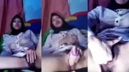 Nina Asanti, Pakai Hijab Lagi Colmek, Udah Basah Banget Pengen Digenjot.
