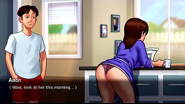 Ibu Tiri Buka Pintu, Lalu Semuanya Berubah… Adegan Baru Panas Di Summertime Saga (18+).