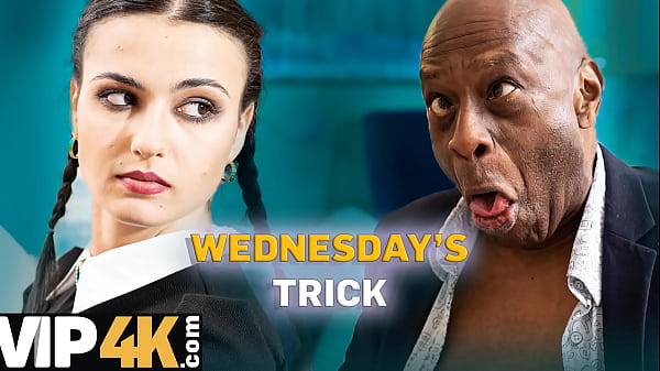 Daddy4k, Mimpi Buruk Si Wednesday Addam Akhirnya Kesampaian, Kontol Hitam Besar Ngegas Di Depan Mata.