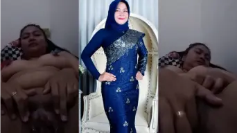 Hijab Basah Kuyup Sambil Colmek Di Kamar Gelap