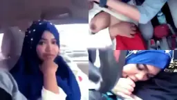 Kenyot Nenen Tante Berjilbab, Sepong Kontol Sampai Basah.