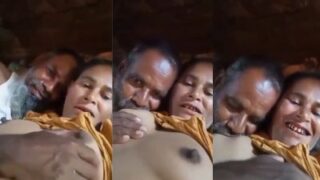 Seorang Kakek Tua Menikmati Isapan Susu Montok Seorang Wanita Desi Yang Menggairahkan.