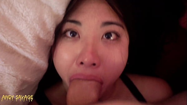 Cewek 19 Tahun China Dari Sudut Pandang Pertama Ngeblowjob Sambil Kena Muncrat Di Muka